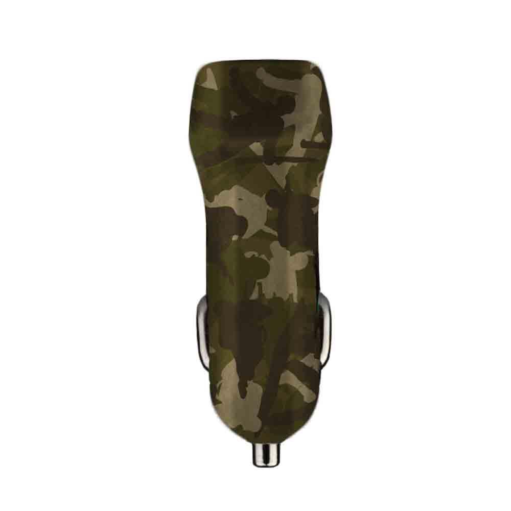 AREA Caricabatterie da auto Area 1 A 2 porte USB camo